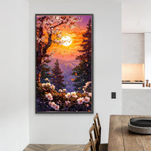Load image into Gallery viewer, Diamond Painting - Full Round - Mountain Scenery At Sunset (40*70CM)