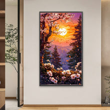 Load image into Gallery viewer, Diamond Painting - Full Round - Mountain Scenery At Sunset (40*70CM)