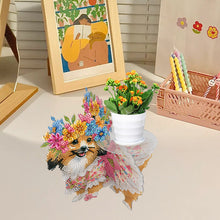 Load image into Gallery viewer, Acrylic Diamond Painting Plant Stand Diamond Art Potted Plant Holder Home Decor