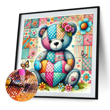 Load image into Gallery viewer, Diamond Painting - Full Square - Colorful Patchwork Bear (30*30CM)