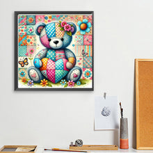Load image into Gallery viewer, Diamond Painting - Full Square - Colorful Patchwork Bear (30*30CM)