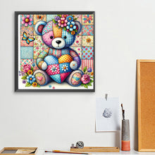 Load image into Gallery viewer, Diamond Painting - Full Square - Colorful Patchwork Bear (30*30CM)
