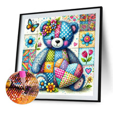 Load image into Gallery viewer, Diamond Painting - Full Square - Colorful Patchwork Bear (30*30CM)
