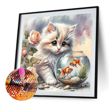 Load image into Gallery viewer, Diamond Painting - Full Round - Cute Kitten (30*30CM)