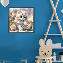 Load image into Gallery viewer, Diamond Painting - Full Round - Cute Kitten (30*30CM)