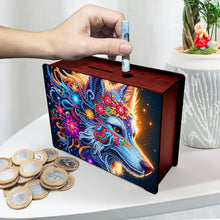 Load image into Gallery viewer, Diamond Painting Piggy Bank Wooden Coin Bank Storage Box for Home Decor and Gift
