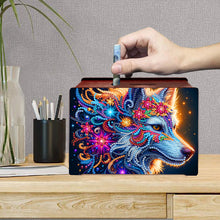 Load image into Gallery viewer, Diamond Painting Piggy Bank Wooden Coin Bank Storage Box for Home Decor and Gift