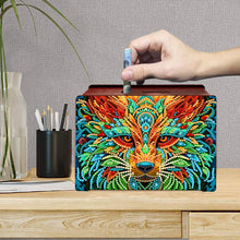 Load image into Gallery viewer, Diamond Painting Piggy Bank Wooden Coin Bank Storage Box for Home Decor and Gift