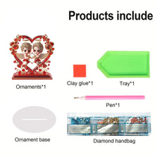 Load image into Gallery viewer, Animal Special Shaped 5D DIY Diamond Painting Tabletop Ornaments Kit Table Decor