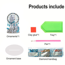 Load image into Gallery viewer, Animal Special Shaped 5D DIY Diamond Painting Tabletop Ornaments Kit Table Decor