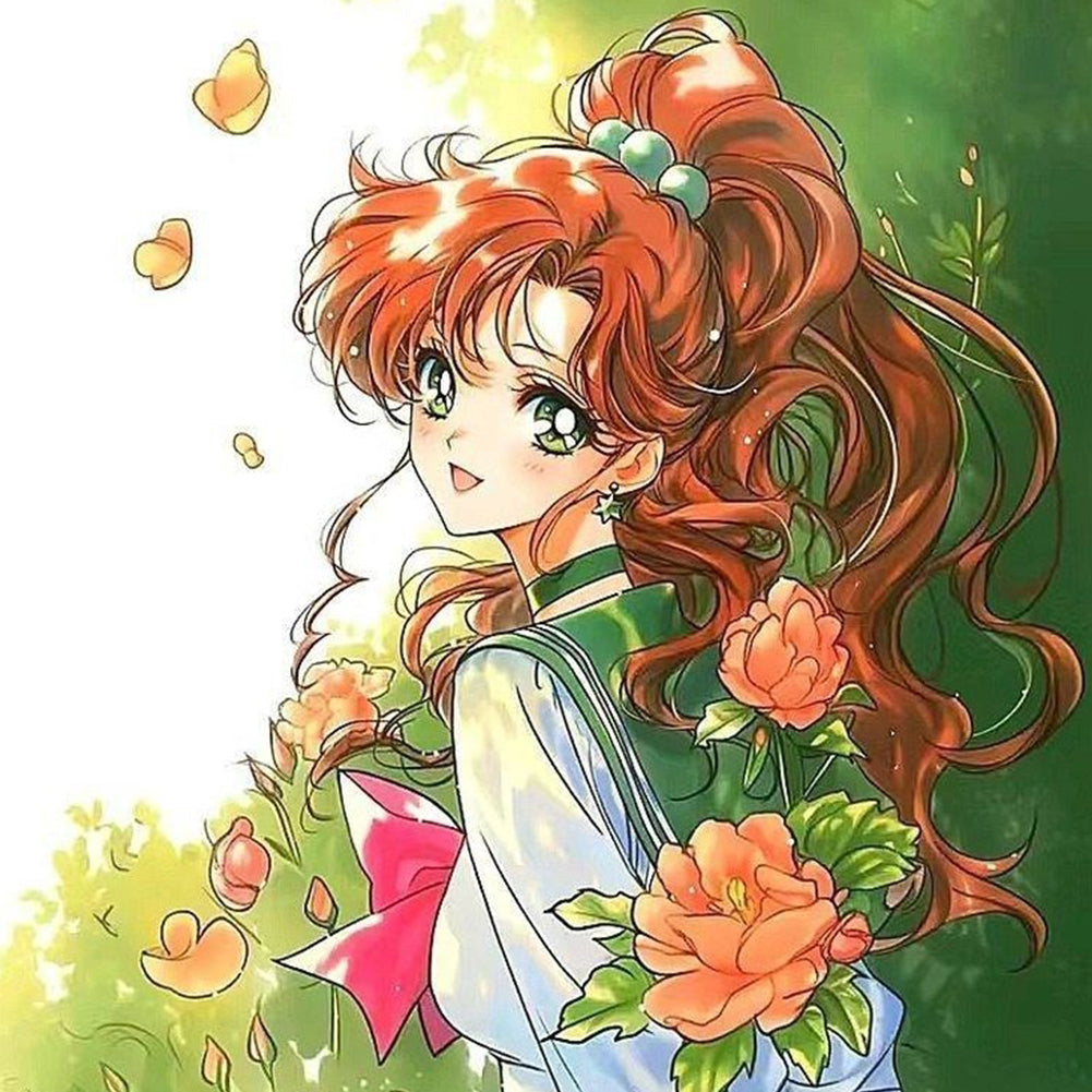 Diamond Painting - Full Round - Sailor Moon¡¤Makoto Kino (30*30CM)