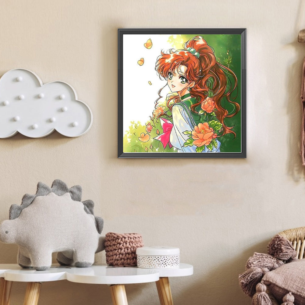 Diamond Painting - Full Round - Sailor Moon¡¤Makoto Kino (30*30CM)