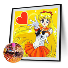 Load image into Gallery viewer, Diamond Painting - Full Round - Sailor Moon¡¤Minako Aino (30*30CM)