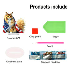 Load image into Gallery viewer, Independence Day Diamond Painting Tabletop Ornaments Kit Patriotic Centerpieces
