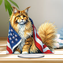 Load image into Gallery viewer, Independence Day Diamond Painting Tabletop Ornaments Kit Patriotic Centerpieces