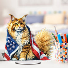 Load image into Gallery viewer, Independence Day Diamond Painting Tabletop Ornaments Kit Patriotic Centerpieces