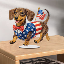 Load image into Gallery viewer, Independence Day Diamond Painting Tabletop Ornaments Kit Patriotic Centerpieces