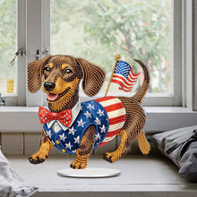 Load image into Gallery viewer, Independence Day Diamond Painting Tabletop Ornaments Kit Patriotic Centerpieces