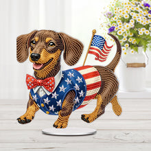 Load image into Gallery viewer, Independence Day Diamond Painting Tabletop Ornaments Kit Patriotic Centerpieces