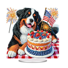 Load image into Gallery viewer, Independence Day Diamond Painting Tabletop Ornaments Kit Patriotic Centerpieces