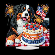 Load image into Gallery viewer, Independence Day Diamond Painting Tabletop Ornaments Kit Patriotic Centerpieces