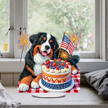 Load image into Gallery viewer, Independence Day Diamond Painting Tabletop Ornaments Kit Patriotic Centerpieces