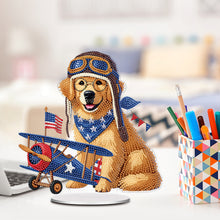 Load image into Gallery viewer, Independence Day Diamond Painting Tabletop Ornaments Kit Patriotic Centerpieces