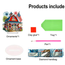 Load image into Gallery viewer, Independence Day Diamond Painting Tabletop Ornaments Kit Patriotic Centerpieces