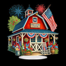 Load image into Gallery viewer, Independence Day Diamond Painting Tabletop Ornaments Kit Patriotic Centerpieces