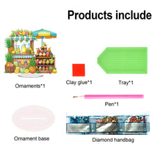 Load image into Gallery viewer, Acrylic Special Shape Flower Table Top Diamond Painting Ornament Kits Home Decor