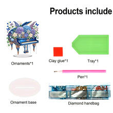 Load image into Gallery viewer, Acrylic Special Shape Flower Table Top Diamond Painting Ornament Kits Home Decor
