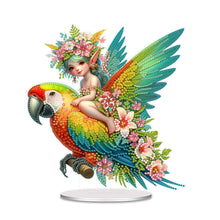 Load image into Gallery viewer, Acrylic Special Shape Flower Table Top Diamond Painting Ornament Kits Home Decor