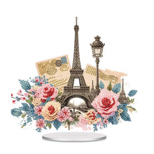 Load image into Gallery viewer, Acrylic Special Shape Flower Table Top Diamond Painting Ornament Kits Home Decor