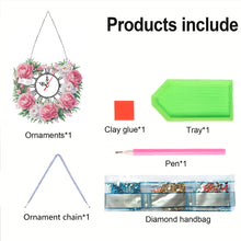 Load image into Gallery viewer, Acrylic Special Shape Daisy 5D Diamond Painting Clock Art Craft for Desktop Wall