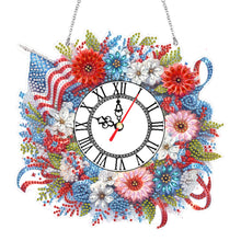 Load image into Gallery viewer, Acrylic Special Shape Daisy 5D Diamond Painting Clock Art Craft for Desktop Wall