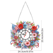 Load image into Gallery viewer, Acrylic Special Shape Daisy 5D Diamond Painting Clock Art Craft for Desktop Wall