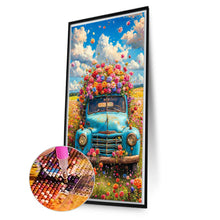 Load image into Gallery viewer, Diamond Painting - Full Round - Flowers On The Car (40*70CM)