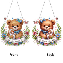 Load image into Gallery viewer, Bear DIY Diamond Art Pendant Kit Diamond Painting Hanging Pendant for Art Crafts