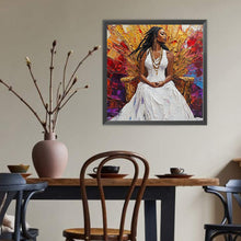 Load image into Gallery viewer, Diamond Painting - Full Round - Black Woman (40*40CM)
