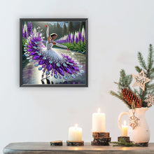Load image into Gallery viewer, Diamond Painting - Partial Special Shaped - Dancing On Ice Girl (30*30CM)