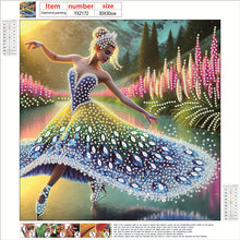 Load image into Gallery viewer, Diamond Painting - Partial Special Shaped - Dancing On Ice Girl (30*30CM)