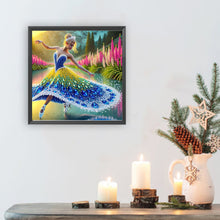 Load image into Gallery viewer, Diamond Painting - Partial Special Shaped - Dancing On Ice Girl (30*30CM)