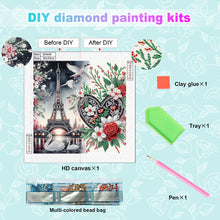 Load image into Gallery viewer, Diamond Painting - Partial Special Shaped - Eiffel Tower (30*30CM)