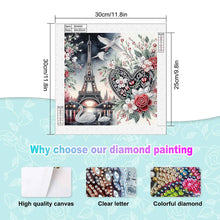 Load image into Gallery viewer, Diamond Painting - Partial Special Shaped - Eiffel Tower (30*30CM)