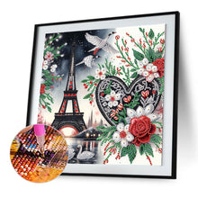 Load image into Gallery viewer, Diamond Painting - Partial Special Shaped - Eiffel Tower (30*30CM)