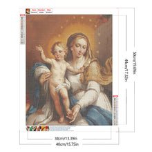 Load image into Gallery viewer, Diamond Painting - Full Round - Religion Virgin Mary (40*50CM)
