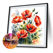Load image into Gallery viewer, Diamond Painting - Full Round - Poppy (30*30CM)