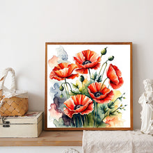 Load image into Gallery viewer, Diamond Painting - Full Round - Poppy (30*30CM)