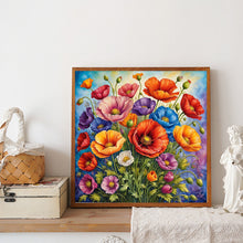 Load image into Gallery viewer, Diamond Painting - Full Round - Colored Poppy (30*30CM)