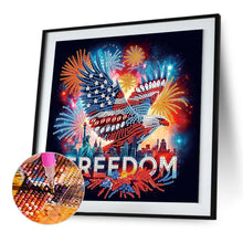Load image into Gallery viewer, Diamond Painting - Partial Special Shaped - Independence Day Eagle (30*30CM)